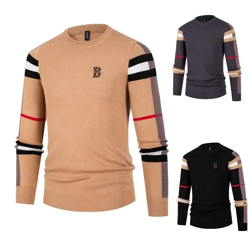 Warm Men’s Sweater Pullover for Winter