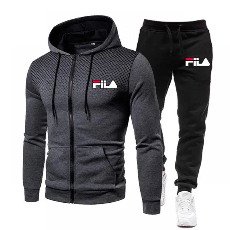 Fashion Men's Sets Hoodies+Pants Autumn Sport Suits / Sportswear