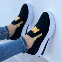Easy-Wear Side Zipper Sneakers for Women