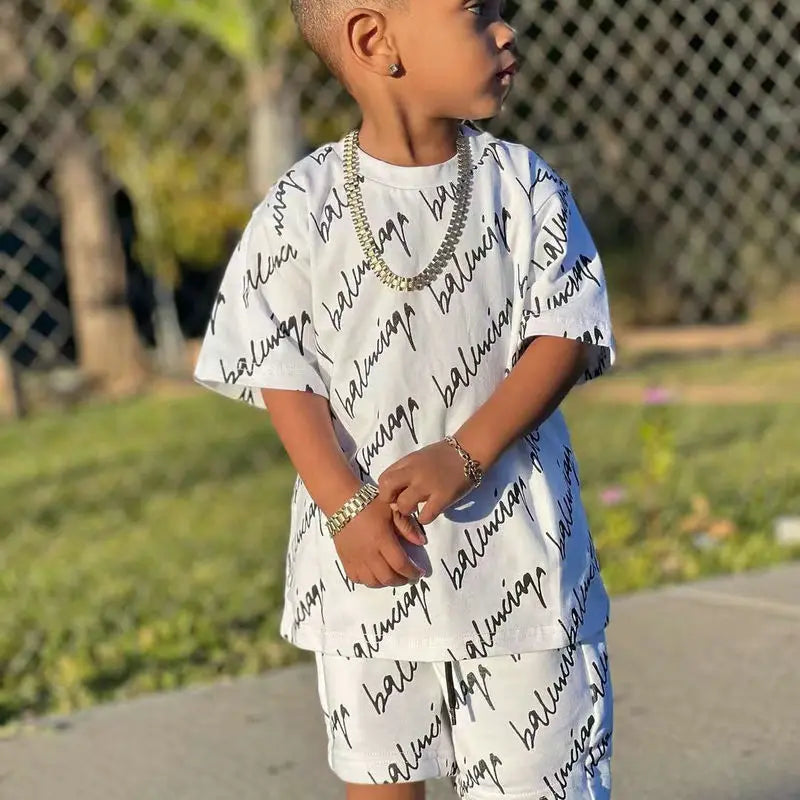 1-6Years Baby Boy Clothes Summer Short Sleeve