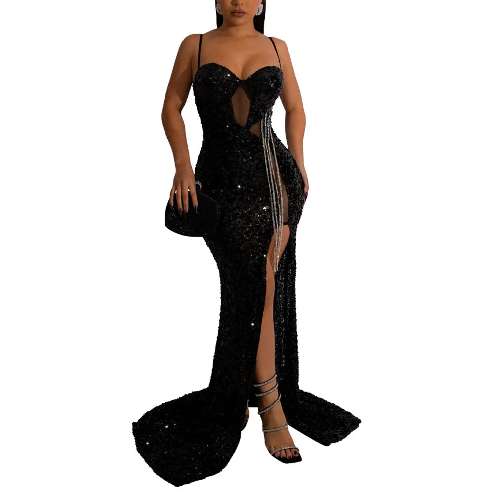 Women's Glitter Sequin  Party Dress