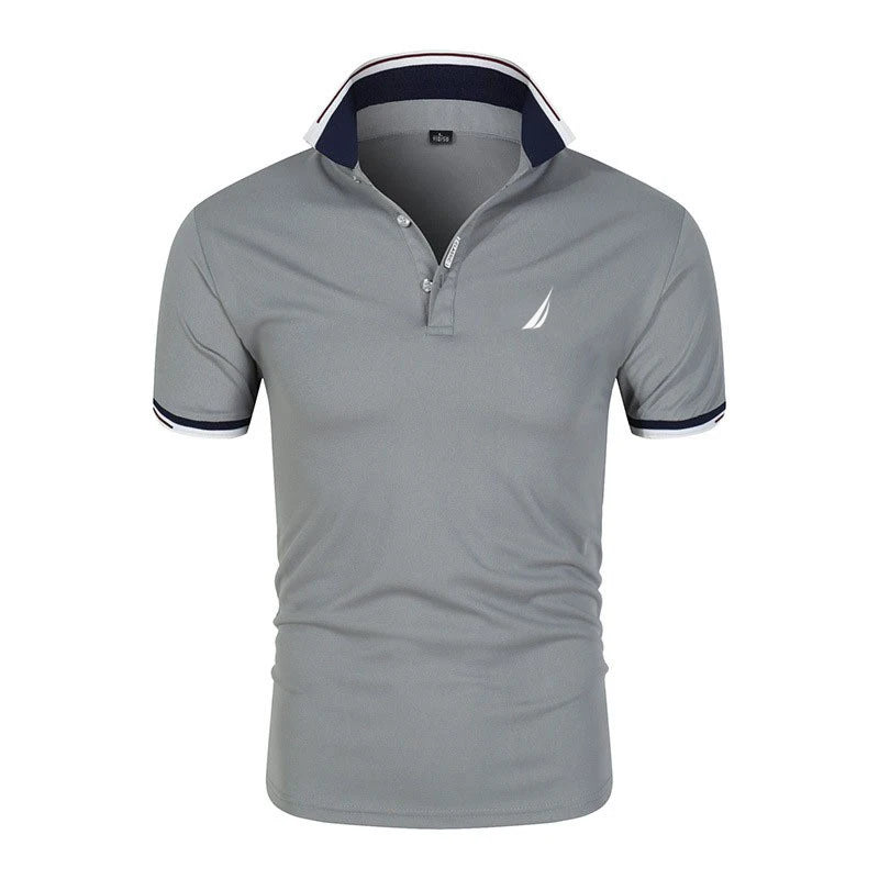 Men’s Breathable Short Sleeve Polo Shirt