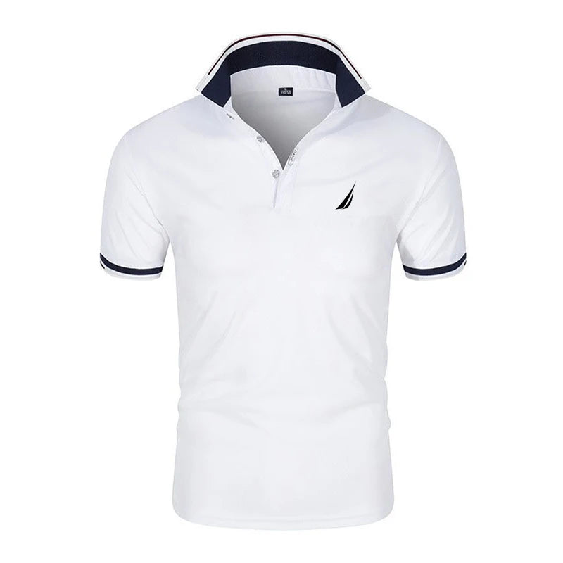 Men’s Breathable Short Sleeve Polo Shirt