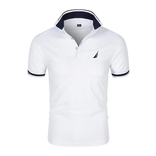 Men’s Breathable Short Sleeve Polo Shirt