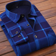Men’s Warm Plaid Flannel Shirt