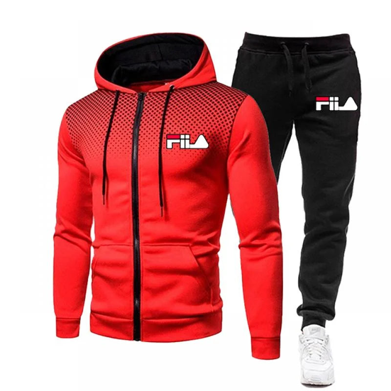 Fashion Men's Sets Hoodies+Pants Autumn Sport Suits / Sportswear