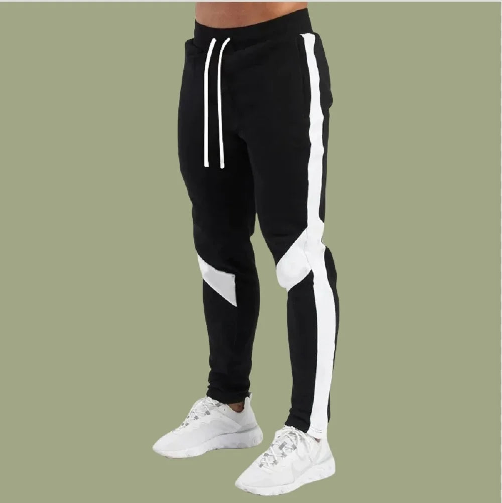 Mens Joggers Casual Pants Fitness Men Sportswear Tracksuit Bottoms Skinny Sweatpants Trousers Black Gyms Jogger Track PantsPlush