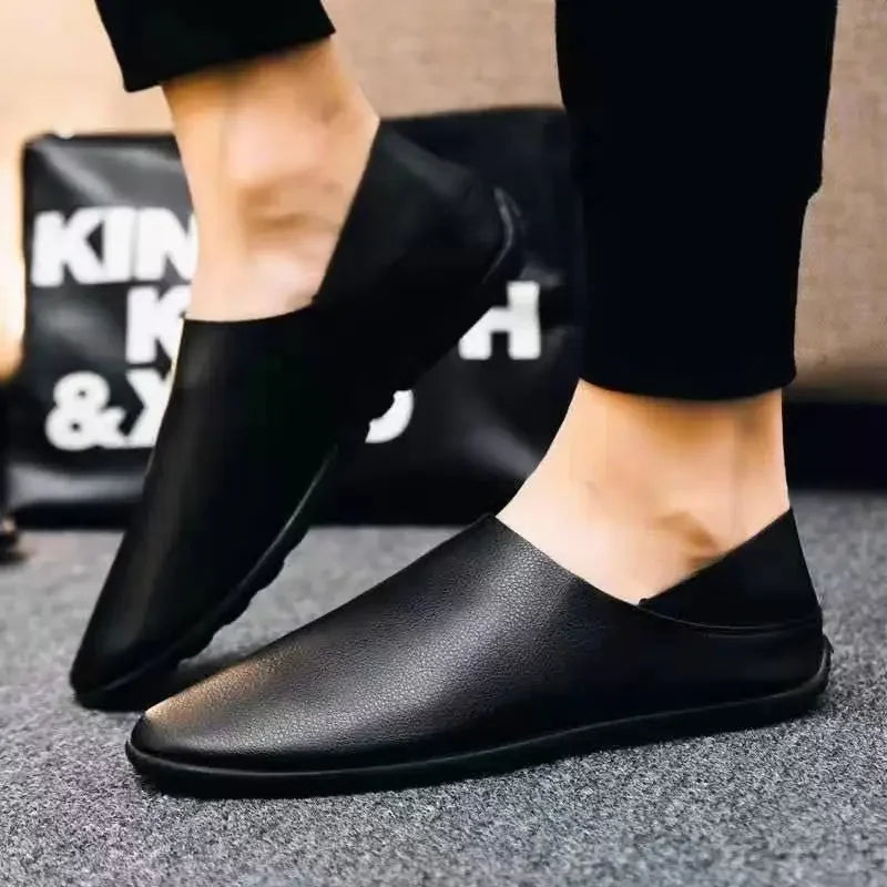 Men’s Handmade Summer Leather Sneakers