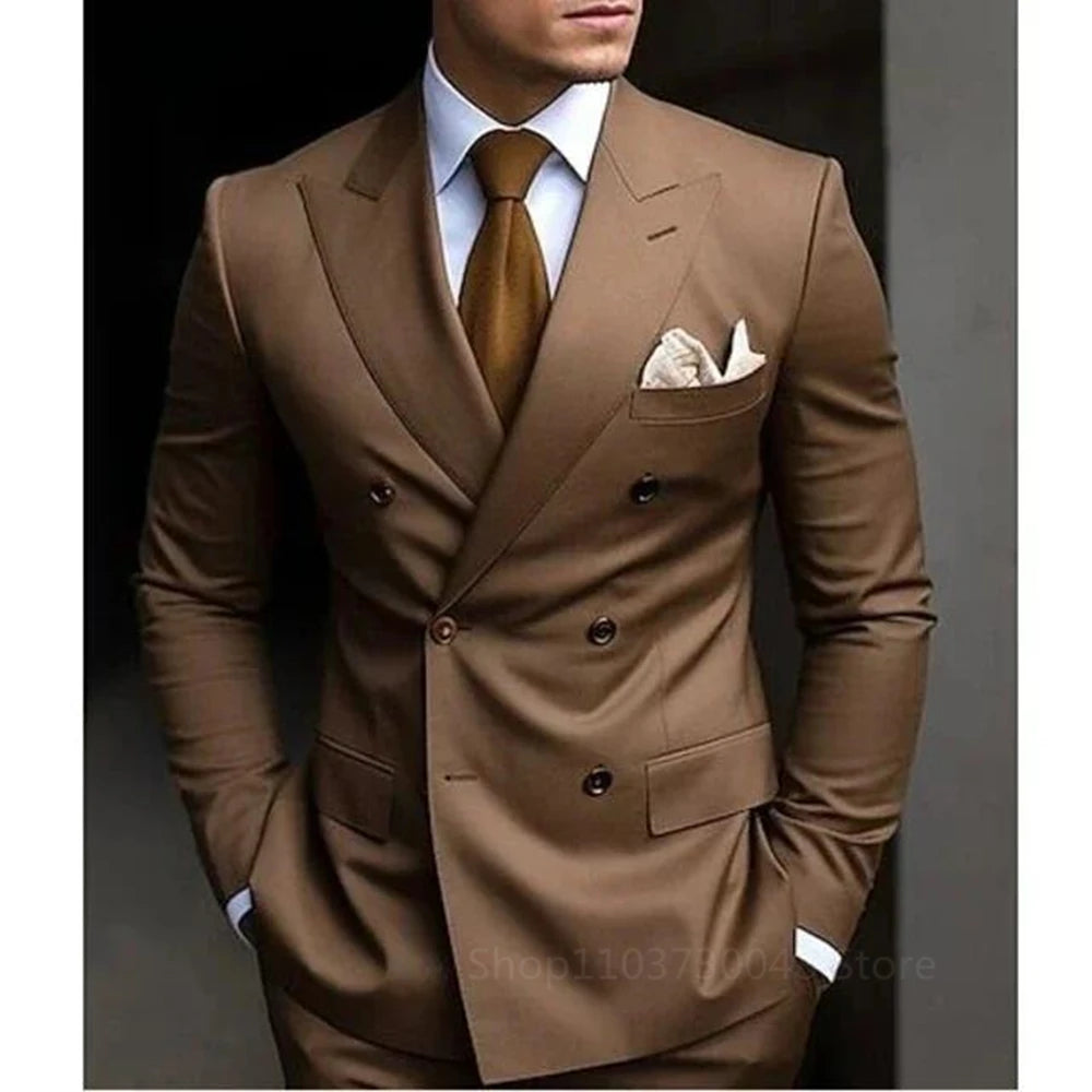 Men’s Elegant Groom Suit for Wedding