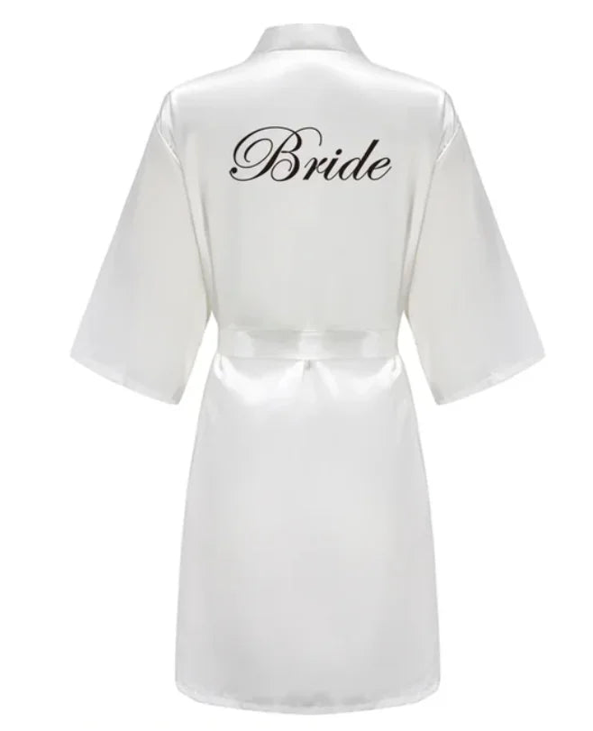 Women’s Elegant Rose Gold Bridal Party Robes
