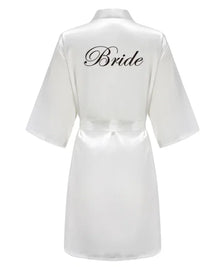 Women’s Elegant Rose Gold Bridal Party Robes