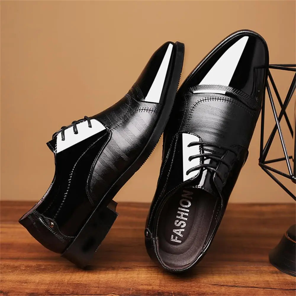 Men’s Polished Leather Oxford Shoes