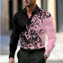 Men’s Floral Style Soft Shirt
