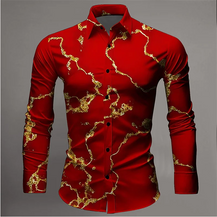 Men’s 3D Lightning Long Sleeve Shirt
