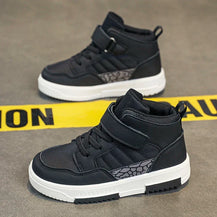 Boys’ High-Top Leather Walking Shoes