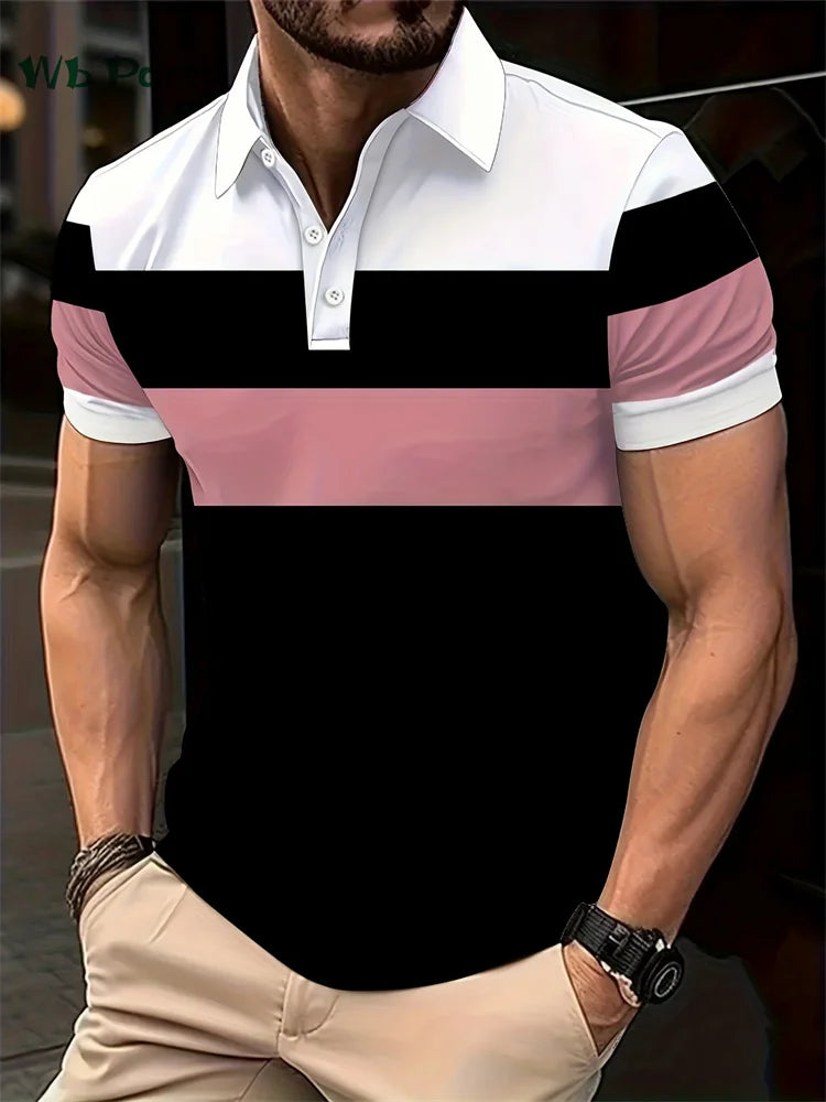 Men's Polo T-Shirt for Summer