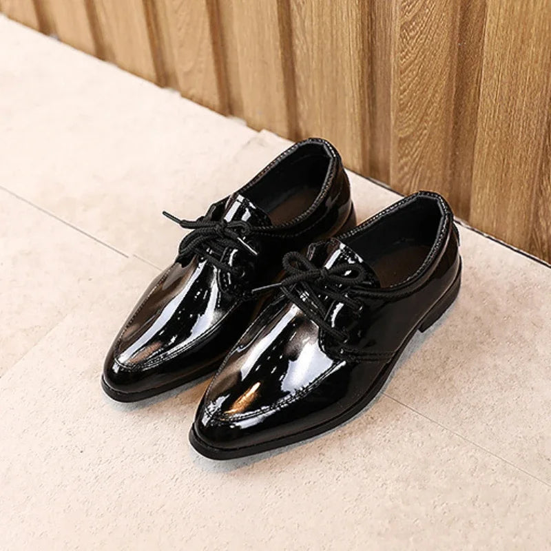 Kids Formal Patent Leather Shoes