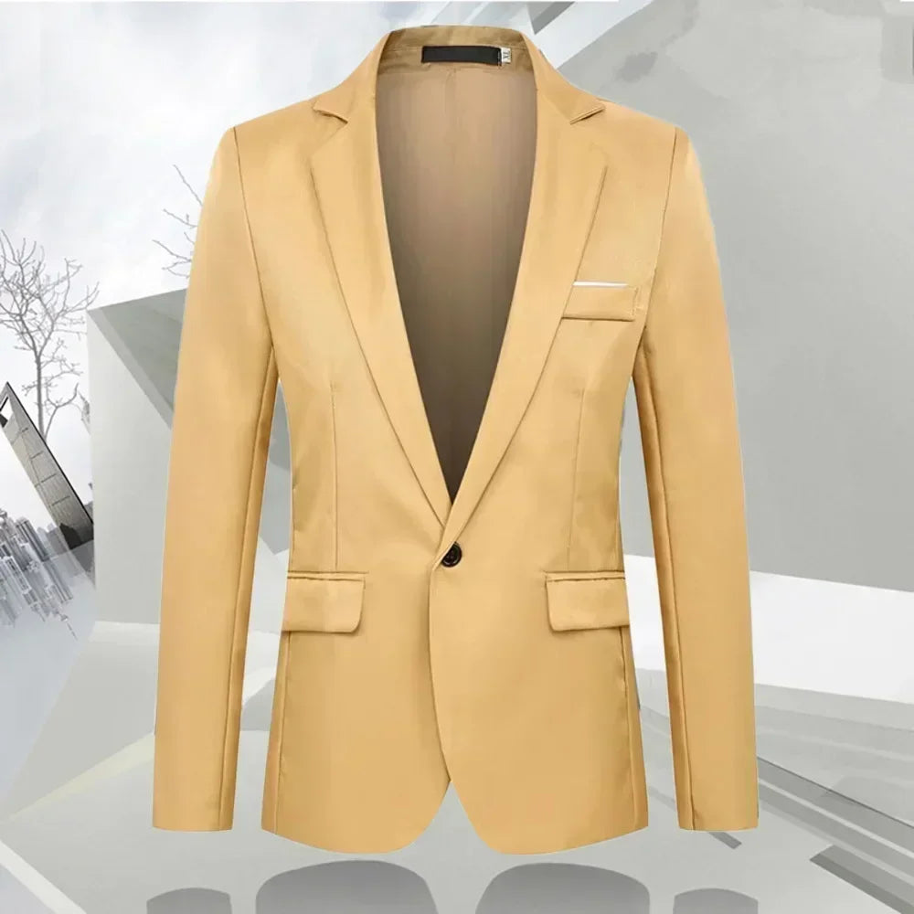 Men’s Elegant Slim Fit Business Suit