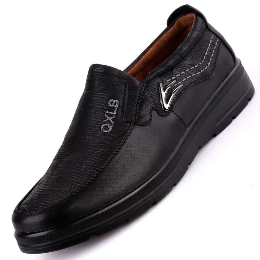 Men’s Fashion Leather Flat Shoes