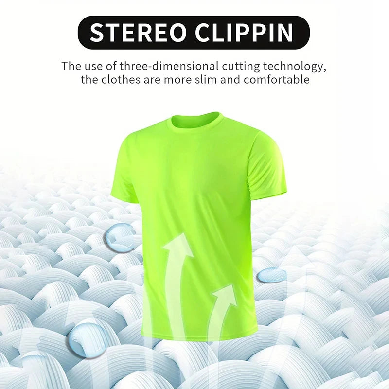 Men’s  Short Sleeve Striped T-Shirt