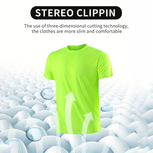 Men’s  Short Sleeve Striped T-Shirt