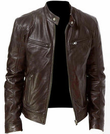 Dashing Windproof Biker Jacket for Men