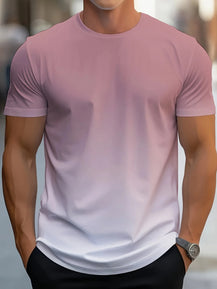 Men’s Gradient Color Oversized T-Shirt