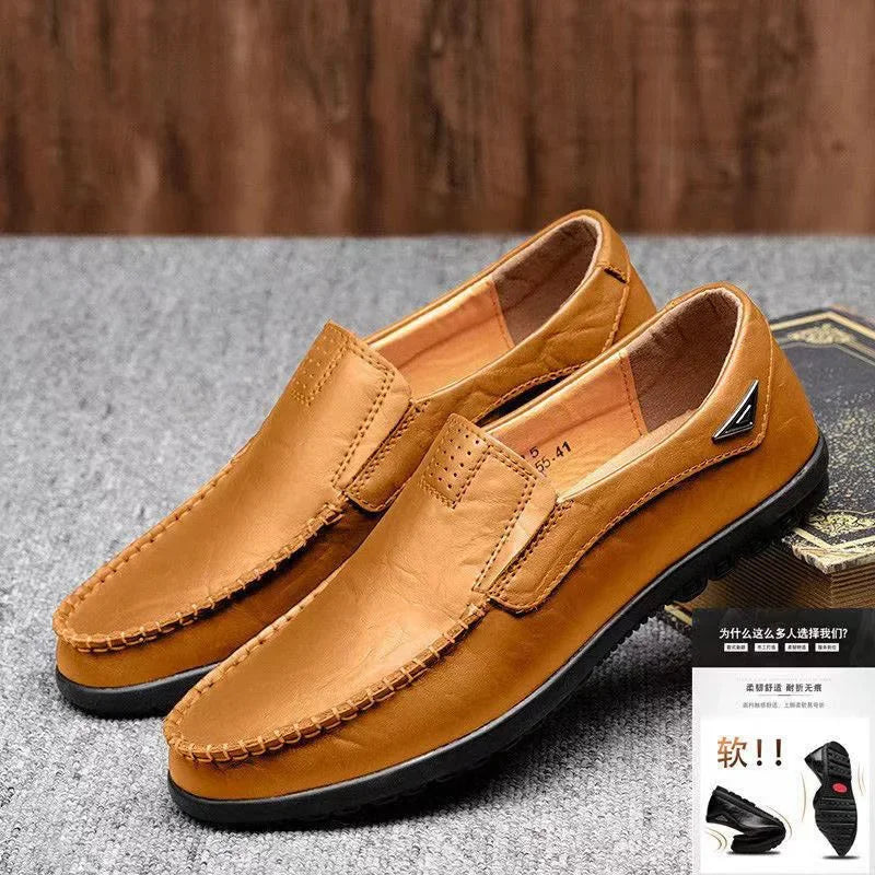 Men’s Handmade Summer Leather Sneakers