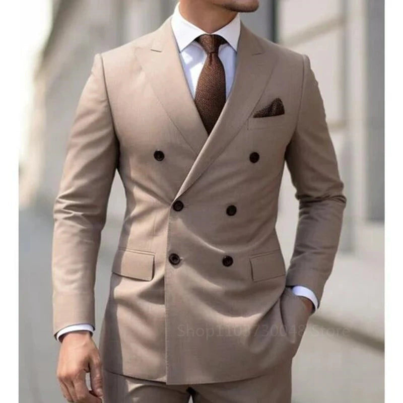 Men’s Elegant Groom Suit for Wedding
