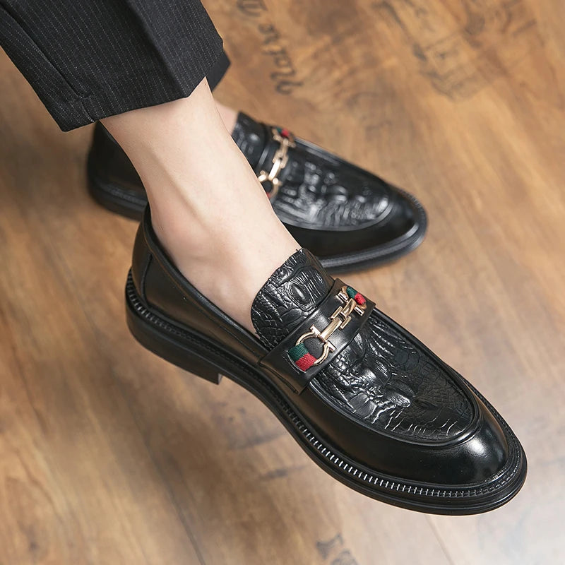 Men’s Italian Style Luxury Leather Loafer Shoes