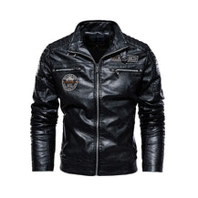 Windbreaker Leather Jacket for Men