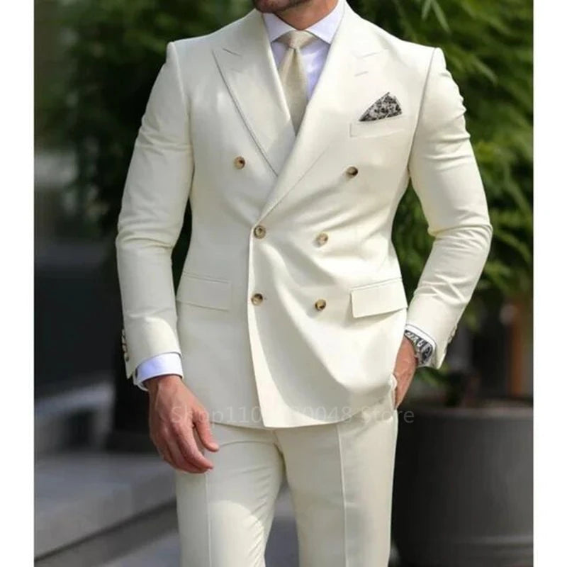 Men’s Elegant Groom Suit for Wedding