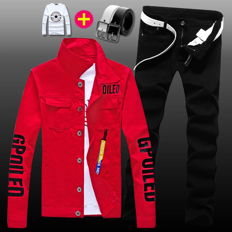 Gpoiled Men’s 2-Piece Denim Set