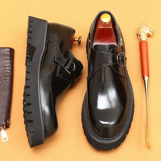 Men’s Italian Style Polished Leather Shoes