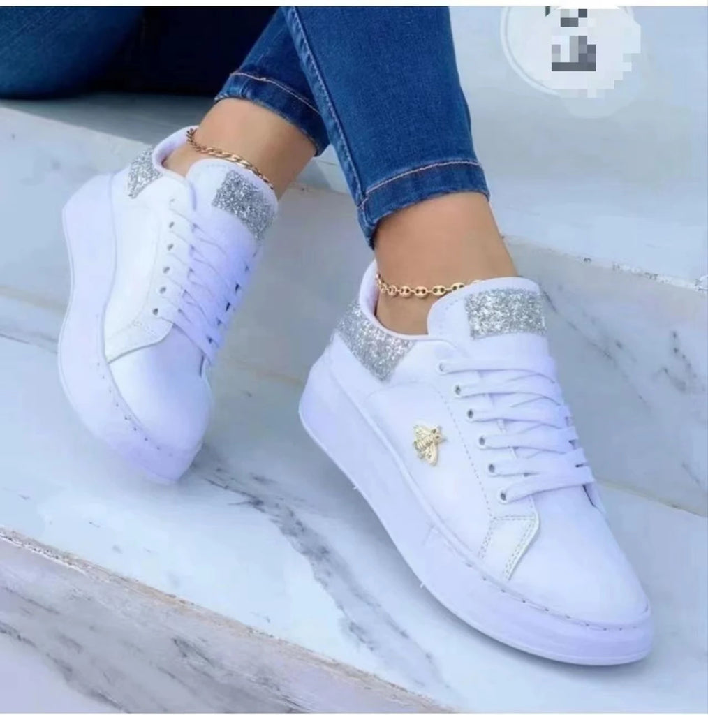 Women’s Waterproof White Sneakers