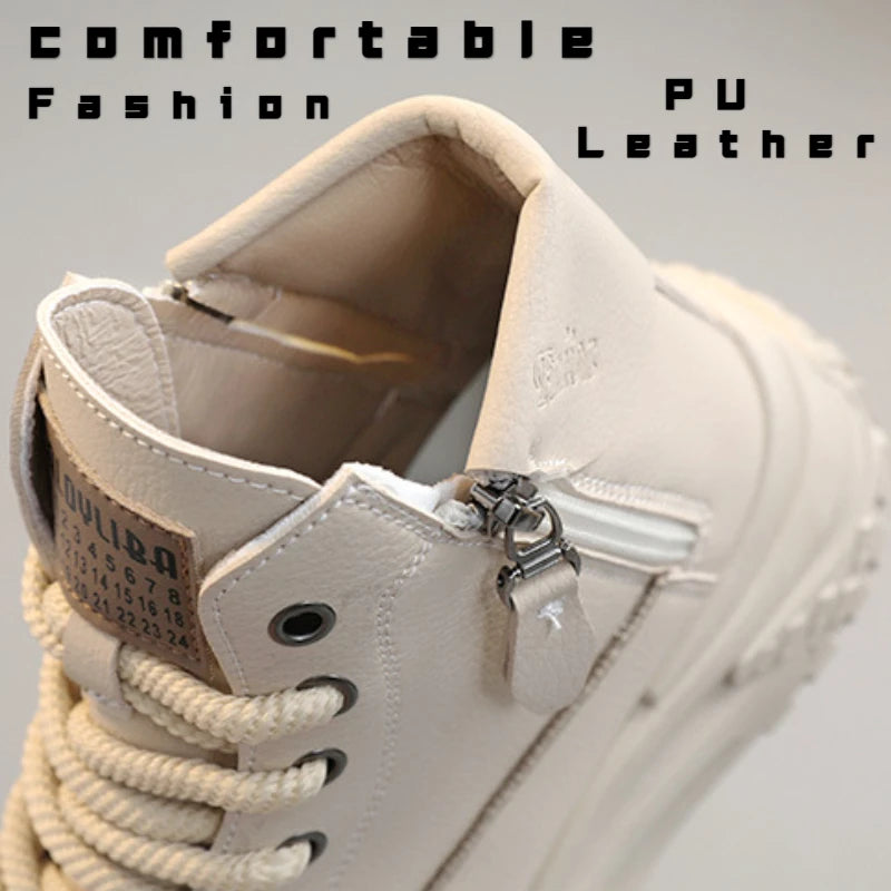 Women’s Luxury High-Top Platform Sneakers