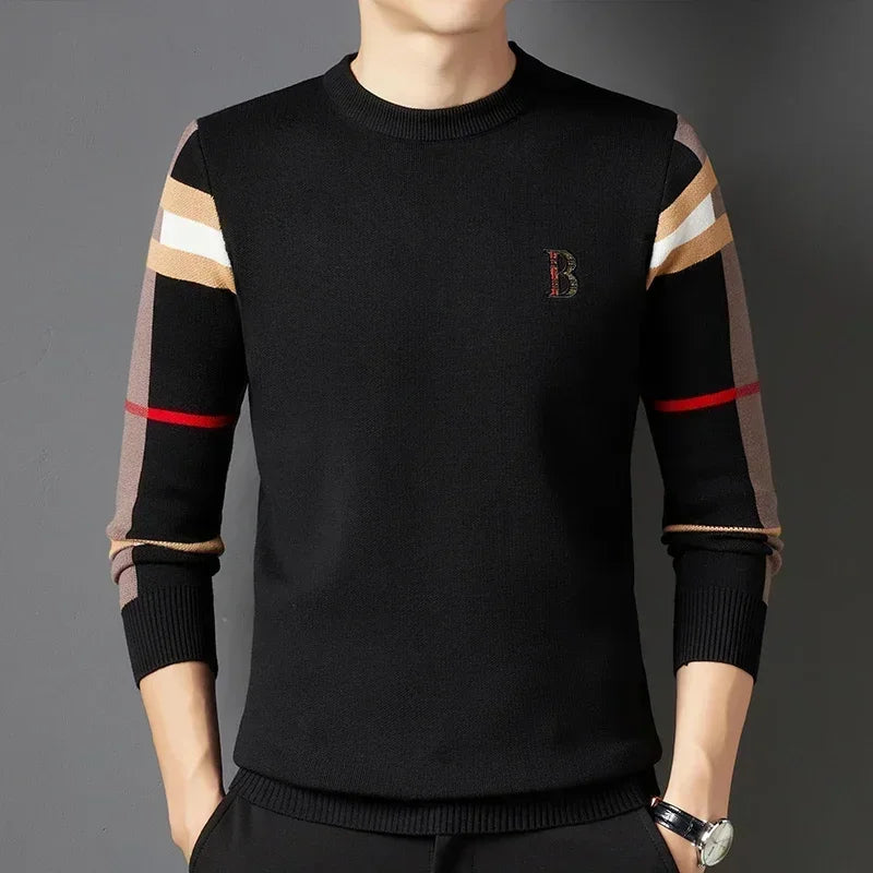 Warm Men’s Sweater Pullover for Winter