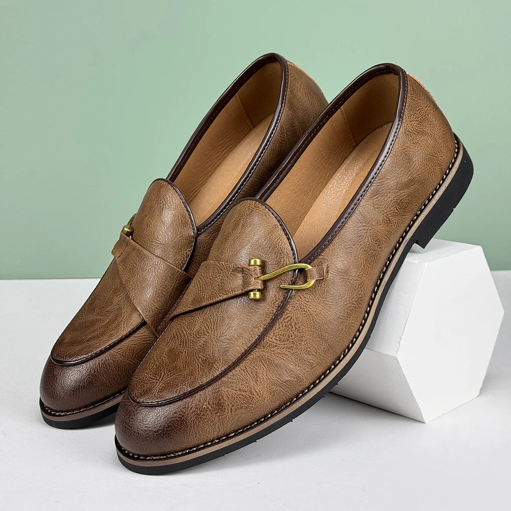 Men’s British Leather Oxford Shoes