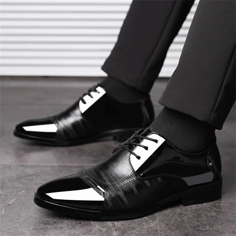 Men’s Polished Leather Oxford Shoes