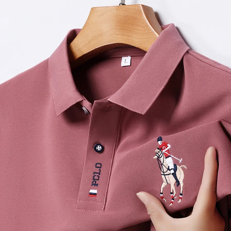 Premium Men’s Embroidered Polo Shirt