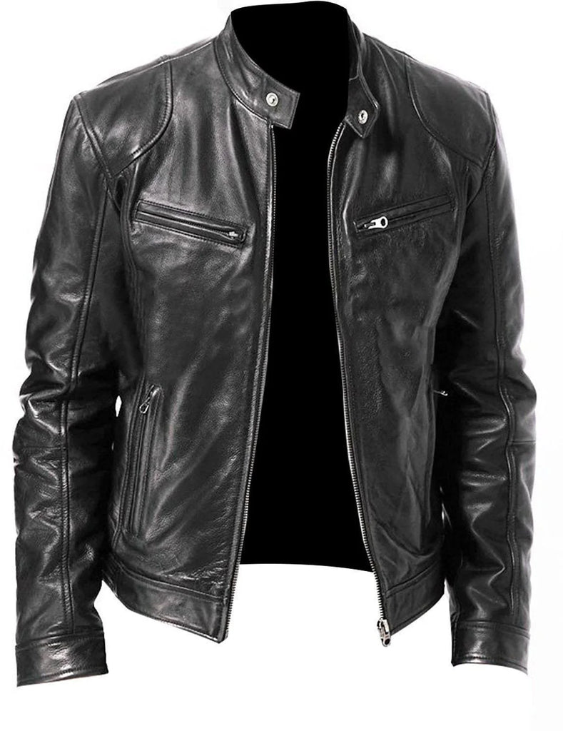 Dashing Windproof Biker Jacket for Men