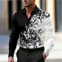 Men’s Floral Style Soft Shirt