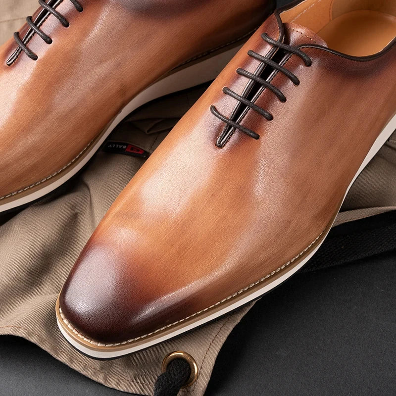 Men's Handcrafted Oxford Style Casual Sneakers
