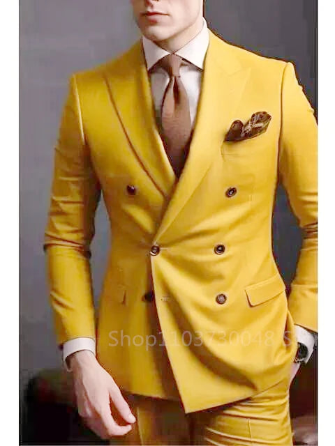 Men’s Elegant Groom Suit for Wedding