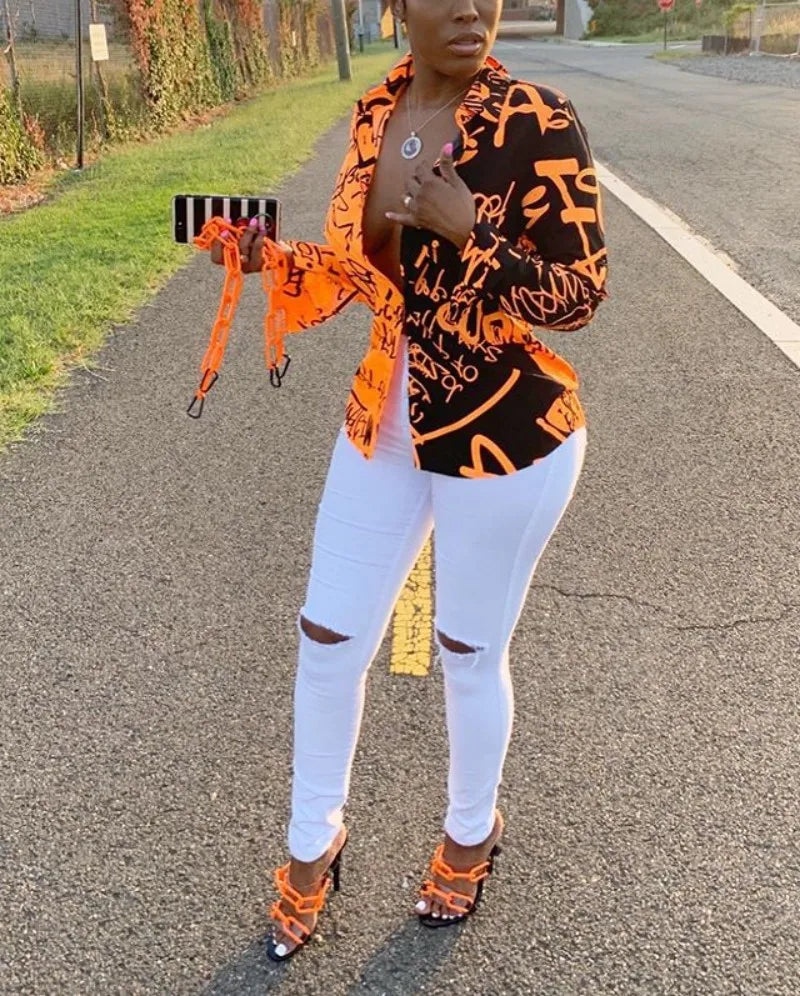 Women's White High-Waist Ripped Jeans