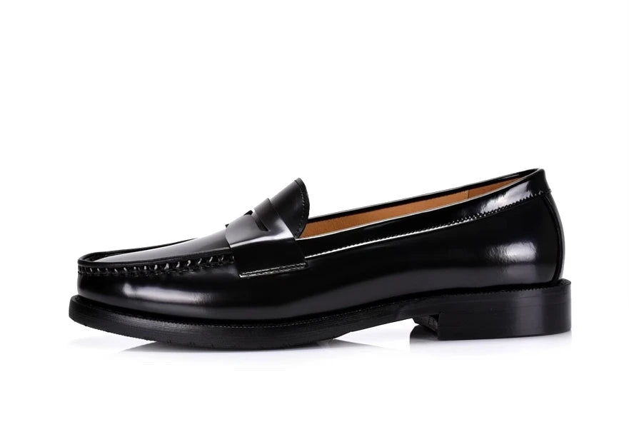 Men’s Glossy Leather Loafer Shoes