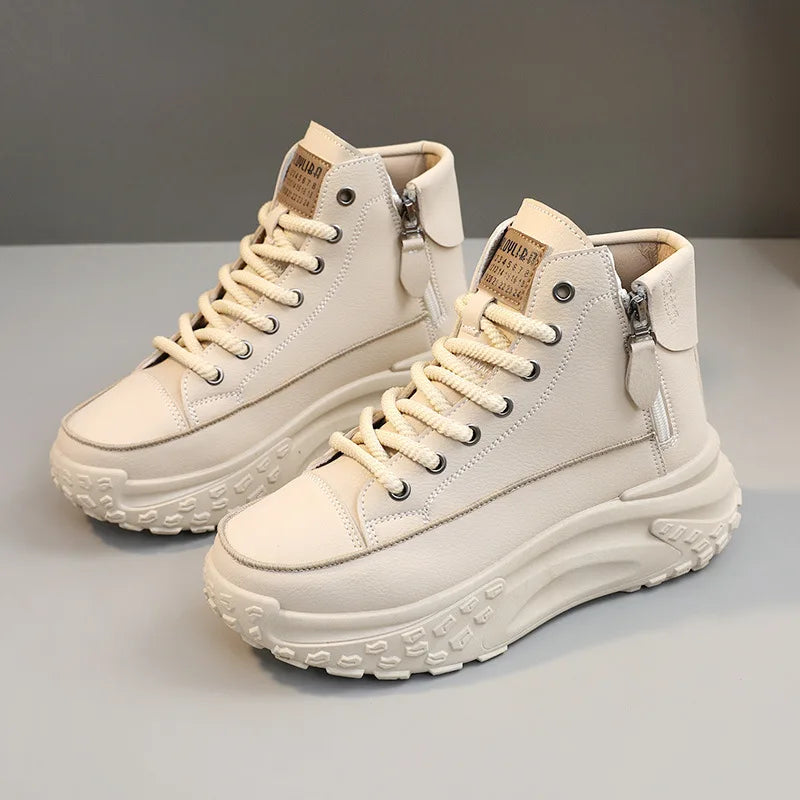 Women’s Luxury High-Top Platform Sneakers