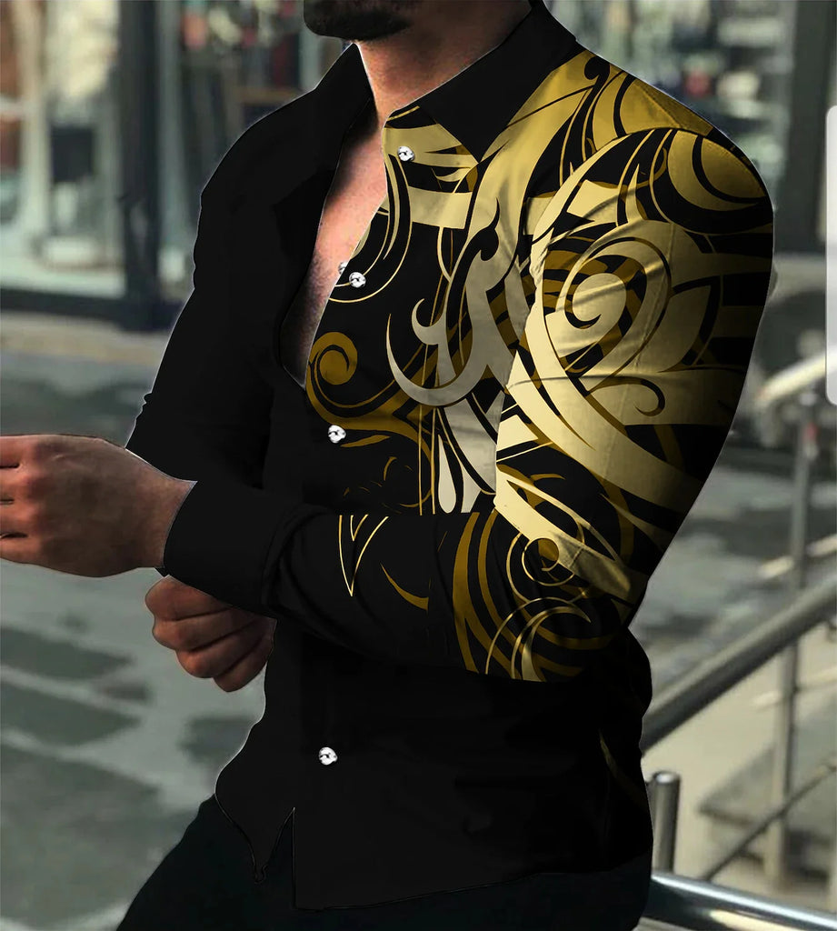 Men’s Luxury Single Breasted Shirt