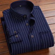 Men’s Warm Plaid Flannel Shirt