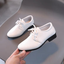 Kids’ British-Style Leather Shoes
